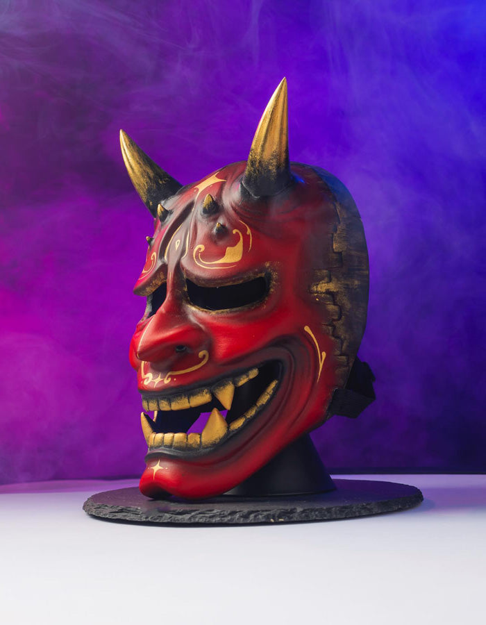 Oni mask "Hannya Crimson Fury"