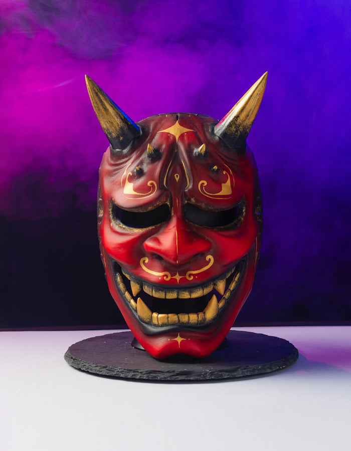 Oni mask "Hannya Crimson Fury"